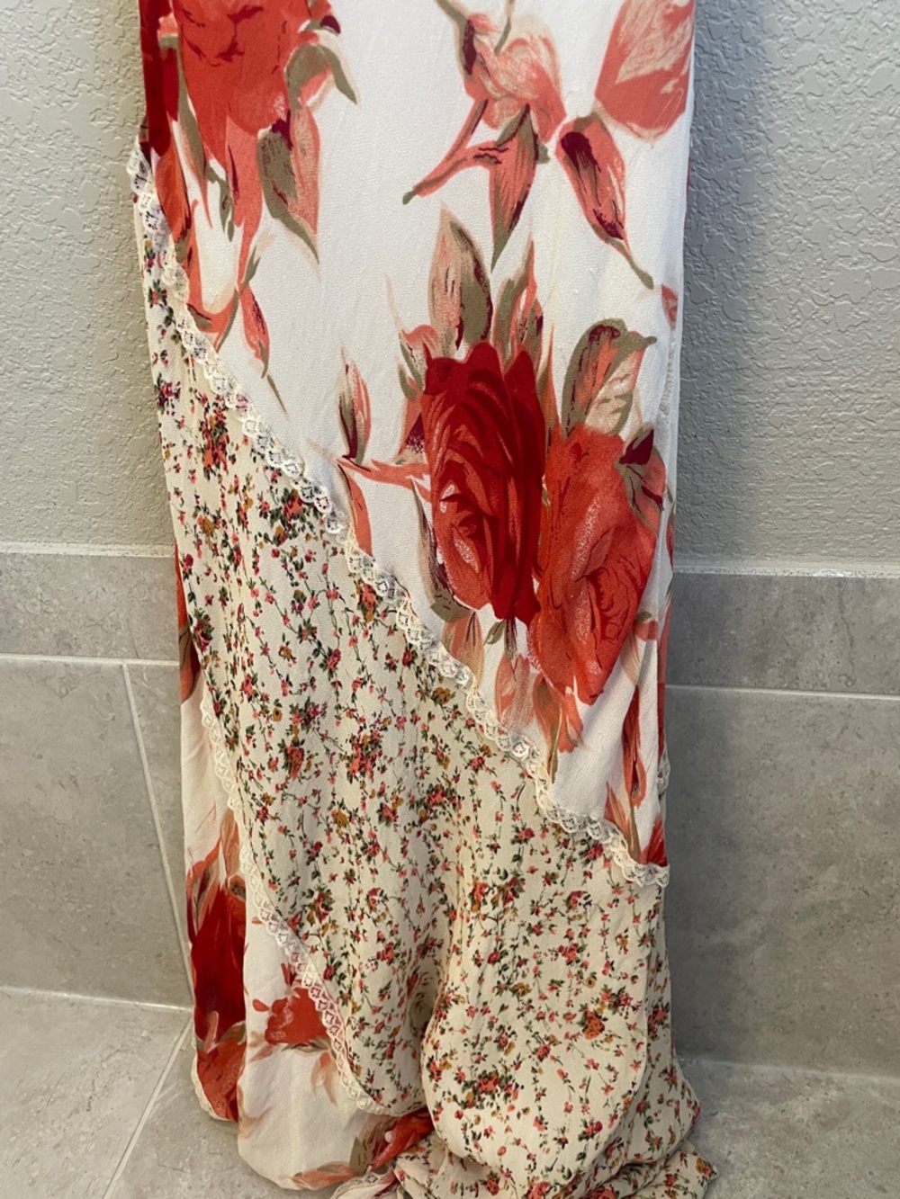 Vintage 90's Jonathan Martin Floral Maxi Dress - Picture 3 of 8